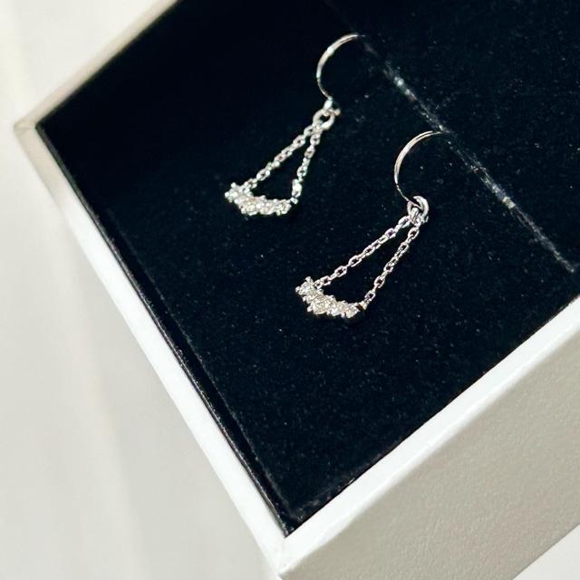 未使用 Pinky&Dianne ピンキー&ダイアン K10WG ピアス < ブランド 未使用 Pinky&Dianne ピンキー&ダイアン K10WG ピアス < ブランドの