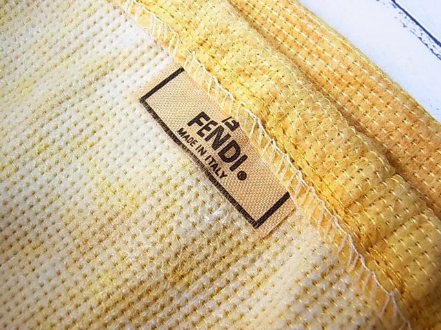 500�~�X�^�y���K�i�E�����zFENDI �t�F���f�B�@�ۑ��܁i47�~50cm�jMADE IN ITALY���@1�� �� �u�����h�� 