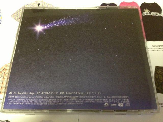 《初回盤》嵐 Beautiful days ARASHI ジャニーズ < タレントグッズ  《初回盤》嵐 Beautiful days ARASHI ジャニーズ < タレントグッズの
