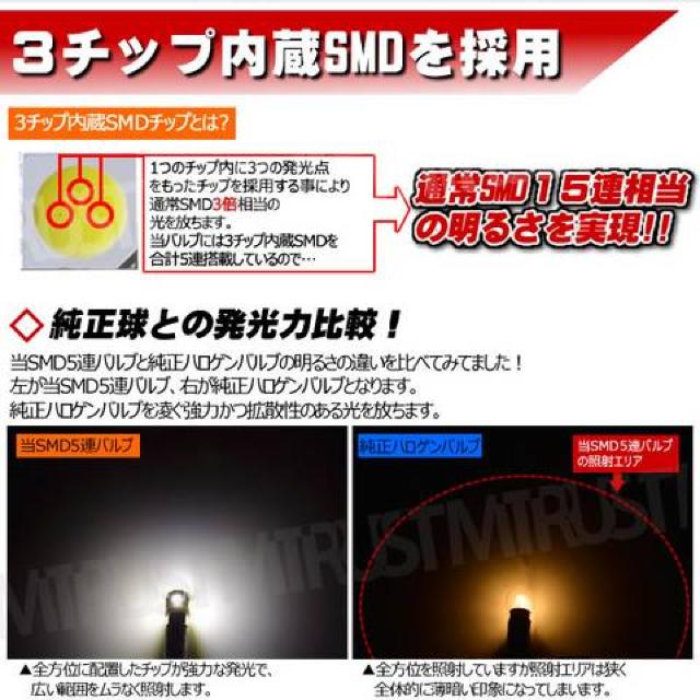 LED G14 BA9S 全方向照射 3チップSMD 5連 ブルー 底面+/側面- エムトラ < 自動車/バイク LED G14 BA9S 全方向照射 3チップSMD 5連 ブルー 底面+/側面- エムトラ < 自動車/バイク