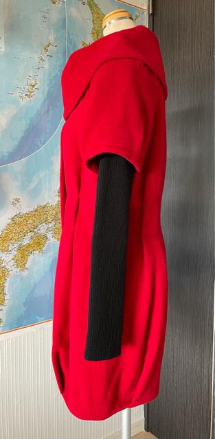 コート ワンピース ウール 袖取り外し可能 美品 < 女性ファッション  コート ワンピース ウール 袖取り外し可能 美品 < 女性ファッションの