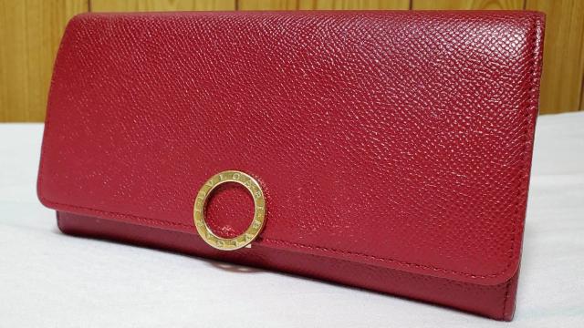 正規 ブルガリ B-Zeroリングクリップ 長財布 赤 小銭入れ有 ロングレザーウォレット 二つ折り ビッグリングアイコン金具 < ブランド  正規 ブルガリ B-Zeroリングクリップ 長財布 赤 小銭入れ有 ロングレザーウォレット 二つ折り ビッグリングアイコン金具  < ブランドの
