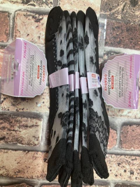 送料無料『5足組』需要の多い小さ目サイズ! お洒落なデザイン! 足底綿素材使用で快適! 綿混モノトーンシースルーアンクレット丈 < 女性ファッション  送料無料『5足組』需要の多い小さ目サイズ! お洒落なデザイン! 足底綿素材使用で快適! 綿混モノトーンシースルーアンクレット丈 < 女性ファッションの