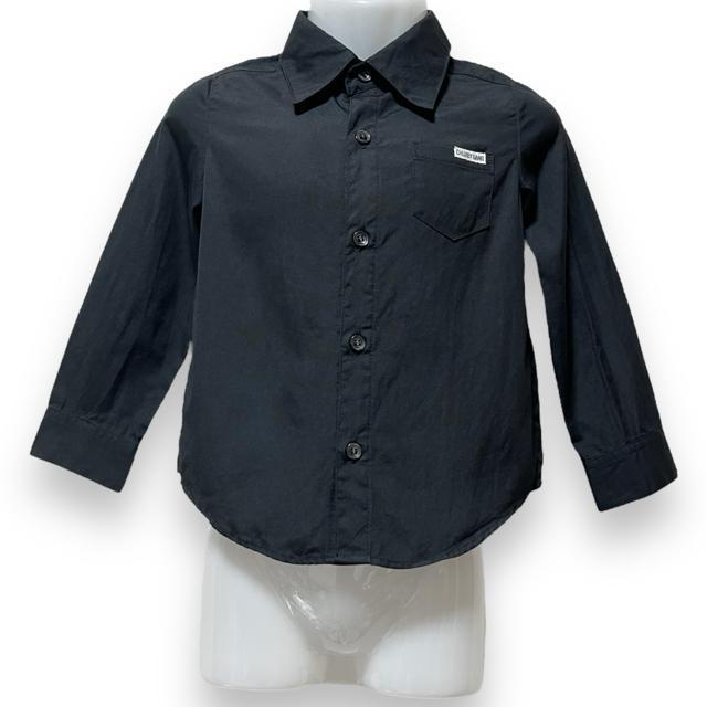 【CHUBBYGANG/90】BACKロゴプリント入シャツ☆黒シャツ < ブランド  【CHUBBYGANG/90】BACKロゴプリント入シャツ☆黒シャツ < ブランドの