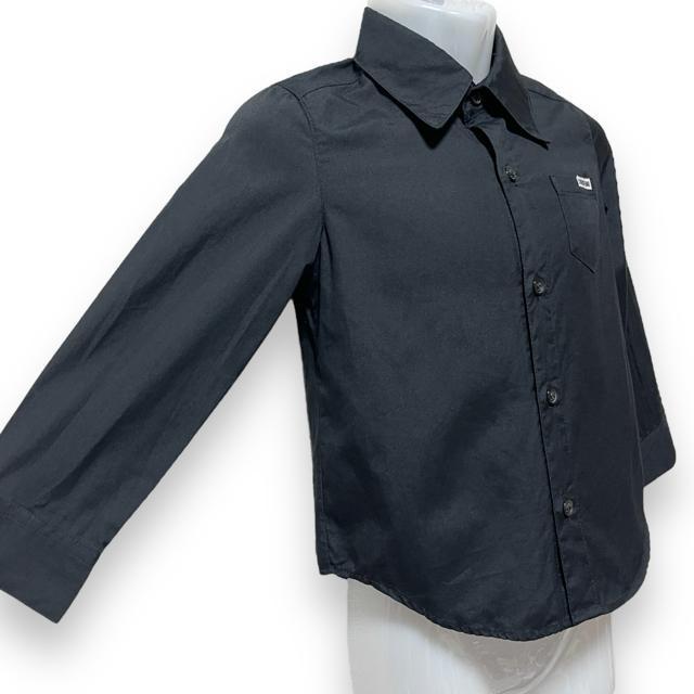【CHUBBYGANG/90】BACKロゴプリント入シャツ☆黒シャツ < ブランド  【CHUBBYGANG/90】BACKロゴプリント入シャツ☆黒シャツ < ブランドの