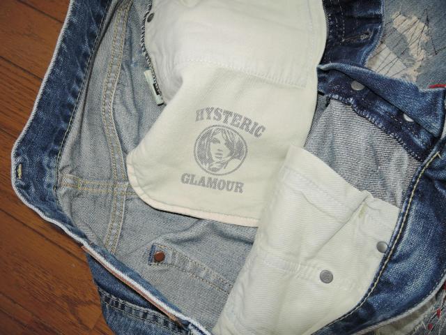 HYSTERIC GLAMOUR ヒステリックグラマー ダメージ加工 デニム ショーツ 30インディゴ ハーフパンツ パッチワーク < ブランド  HYSTERIC GLAMOUR ヒステリックグラマー ダメージ加工 デニム ショーツ 30インディゴ ハーフパンツ パッチワーク < ブランドの