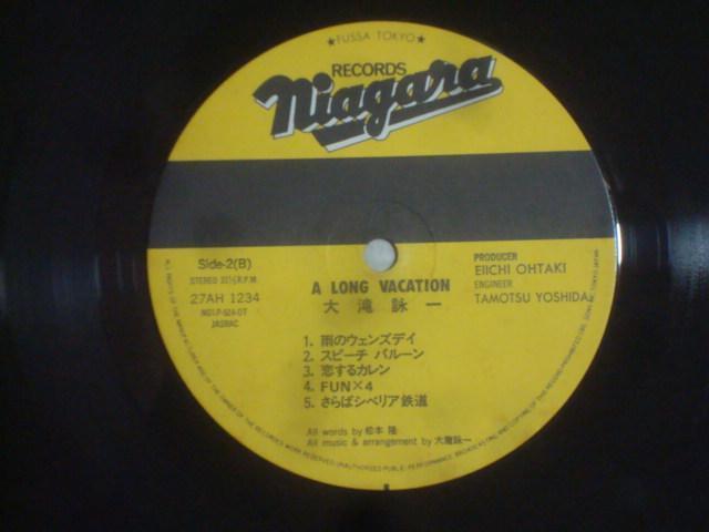 OEoP[ViLONG VACATIONj / riOHTAKI EIICHIj@ѕtLP  CD/DVD/rfI 