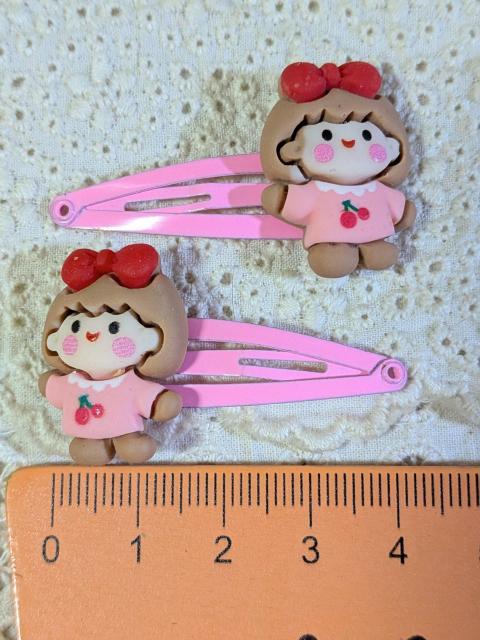 *HM*『女の子@』☆ヘアピン☆2個セット < キッズ/ベビー  *HM*『女の子@』☆ヘアピン☆2個セット < キッズ/ベビーの