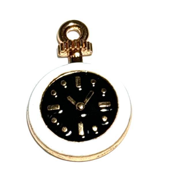 750 小さい懐中時計 白枠 1個 金属パーツ エナメルチャーム < ペット/手芸/園芸 750 小さい懐中時計 白枠 1個 金属パーツ エナメルチャーム < ペット/手芸/園芸の