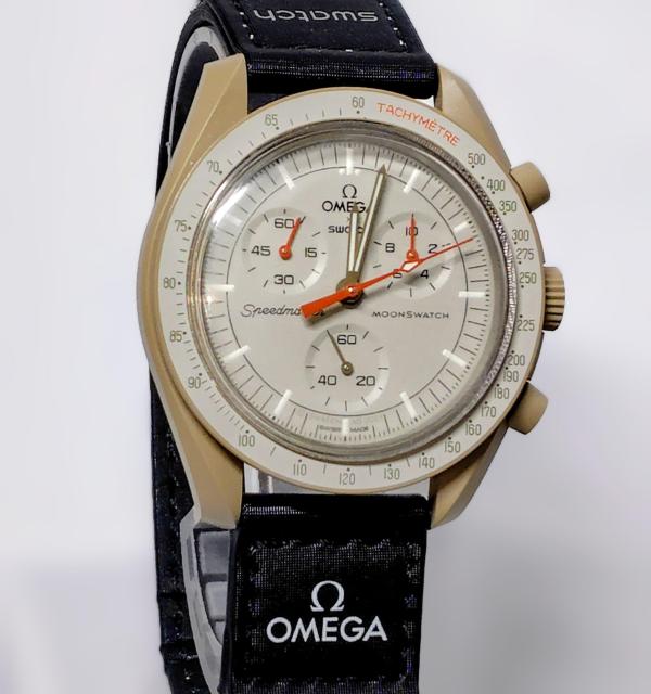 【美品】オメガ×スウォッチMissiononJUPITER < 男性アクセサリー/時計 【美品】オメガ×スウォッチMissiononJUPITER < 男性アクセサリー/時計の