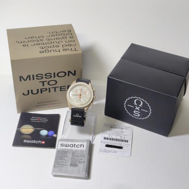 【美品】オメガ×スウォッチMissiononJUPITER < 男性アクセサリー/時計 【美品】オメガ×スウォッチMissiononJUPITER < 男性アクセサリー/時計の