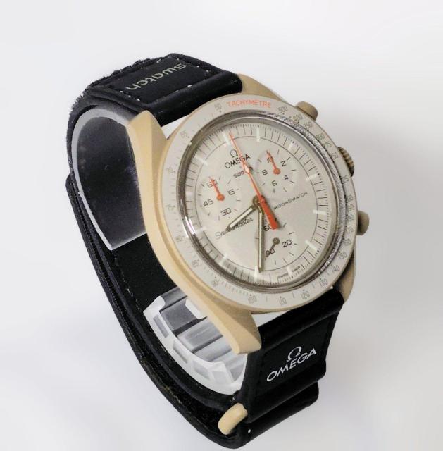 【美品】オメガ×スウォッチMissiononJUPITER < 男性アクセサリー/時計 【美品】オメガ×スウォッチMissiononJUPITER < 男性アクセサリー/時計の