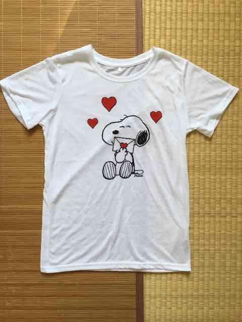 スヌーピー・ラブレタースヌーピーイラスト柄Tシャツ < アニメ/コミック/キャラクター  スヌーピー・ラブレタースヌーピーイラスト柄Tシャツ  < アニメ/コミック/キャラクターの