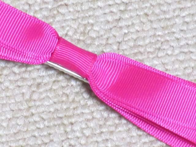 未使用☆細リボンヘアクリップ*鮮やかローズピンク < 女性アクセサリー/時計  未使用☆細リボンヘアクリップ*鮮やかローズピンク < 女性アクセサリー/時計の