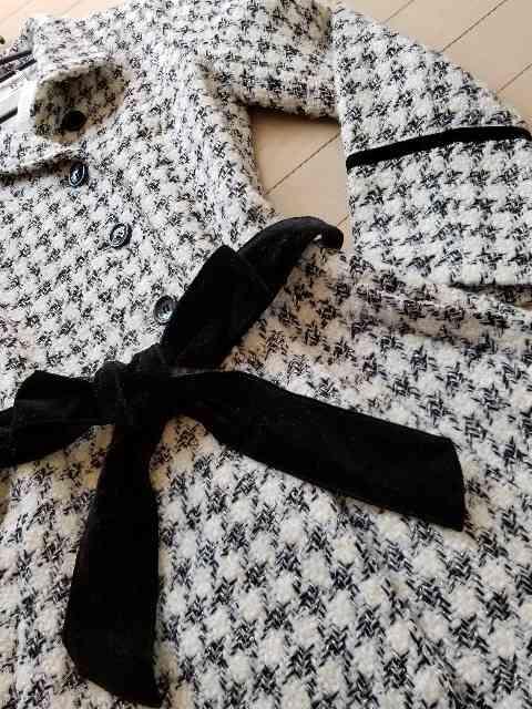 R・F千鳥柄ベロアリボンコート < ブランド  R・F千鳥柄ベロアリボンコート < ブランドの