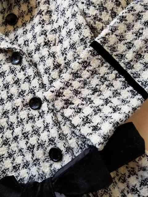 R・F千鳥柄ベロアリボンコート < ブランド  R・F千鳥柄ベロアリボンコート < ブランドの