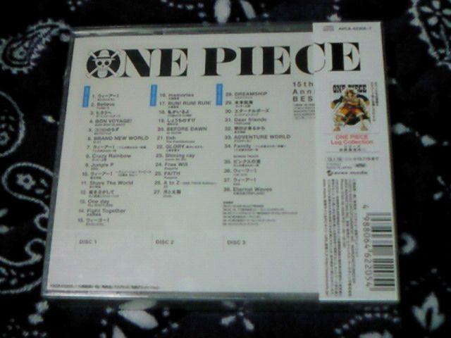CD ONE PIECE xXgAo 15th Anniversary BEST ALBUM s[X  CD/DVD/rfI 