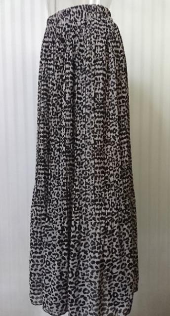 SpRay PREMIUM★レオパード柄 消しプリーツ ロングスカート < ブランド SpRay PREMIUM★レオパード柄 消しプリーツ ロングスカート < ブランドの