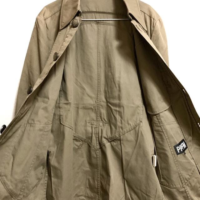 【美品】2wayカジュアルコート/PPFM/メンズM/カーキ < 男性ファッション  【美品】2wayカジュアルコート/PPFM/メンズM/カーキ < 男性ファッションの