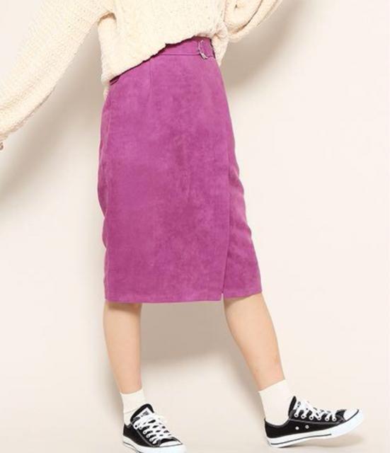 PAGEBOY スエードレイヤードタイトスカート  ページボーイ フリーサイズ < ブランド  PAGEBOY スエードレイヤードタイトスカート  ページボーイ フリーサイズ  < ブランドの