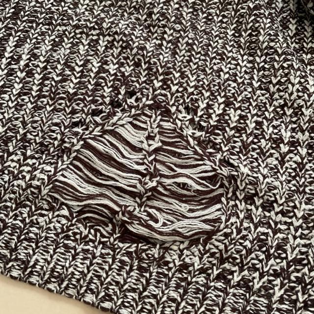 新品 ChauA ミックスニット トップス フリーサイズ < 女性ファッション  新品 ChauA ミックスニット トップス フリーサイズ < 女性ファッションの
