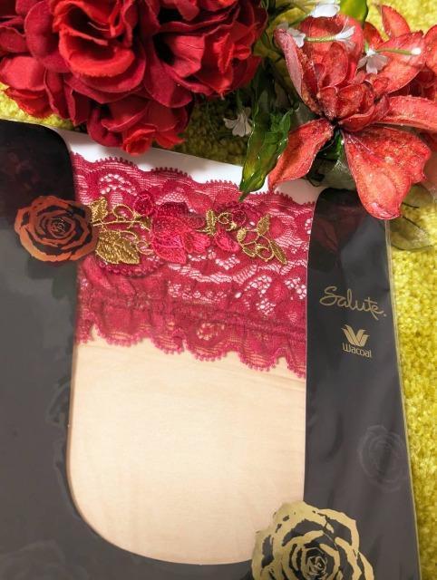 Wacoal/ワコール/salute/サルート/32G/花火/ガーターストッキング/OR/ZTJ232/旧パッケージ/レア品 < 女性ファッション Wacoal/ワコール/salute/サルート/32G/花火/ガーターストッキング/OR/ZTJ232/旧パッケージ/レア品 < 女性ファッションの