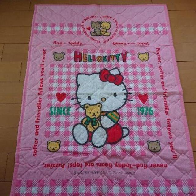 中古 ジュニアキルトケット タオルケット ハローキティ < おもちゃ  中古 ジュニアキルトケット タオルケット ハローキティ  < おもちゃの