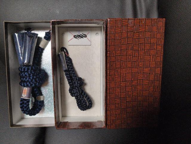 新品未使用、メンズ、羽織紐、2点セット、ネイビー < 男性ファッション  新品未使用、メンズ、羽織紐、2点セット、ネイビー  < 男性ファッションの