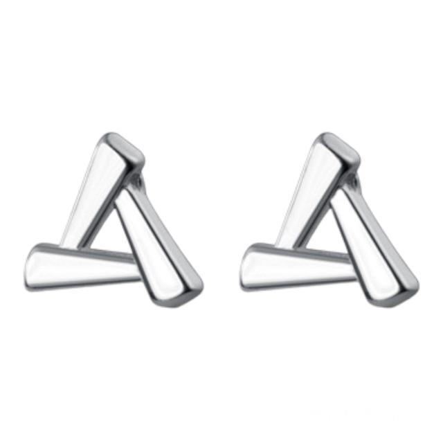 トライアングル ピアス シルバー【両耳セット】 < 女性アクセサリー/時計  トライアングル ピアス シルバー【両耳セット】  < 女性アクセサリー/時計の