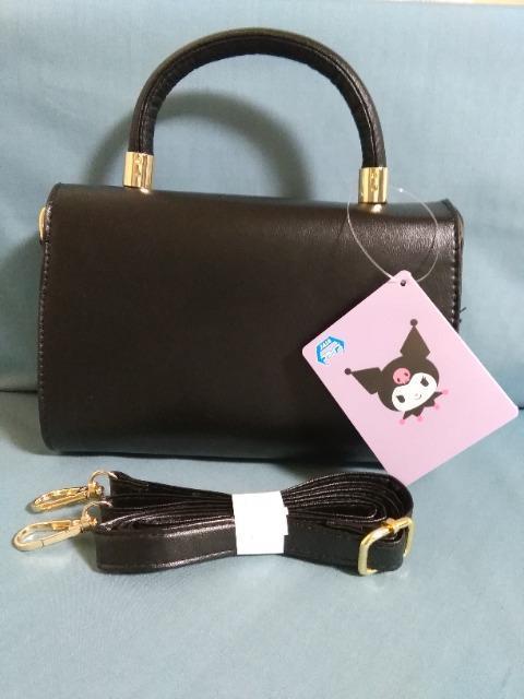 クロミ持ち手付きロングストラップショルダープレートバッグ ブラック < アニメ/コミック/キャラクター クロミ持ち手付きロングストラップショルダープレートバッグ ブラック < アニメ/コミック/キャラクターの