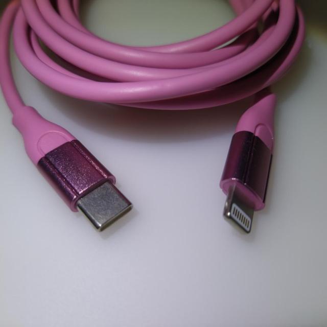 �y�V�i���zUSB TypeC - USB Lightning�P�[�u�����@�s���N �� �Ɠd/AV�� 