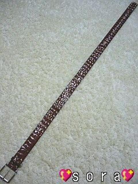 エナメル&スタッズ♪クロコベルト シルバー×ゴールド < 女性ファッション エナメル&スタッズ♪クロコベルト シルバー×ゴールド < 女性ファッションの