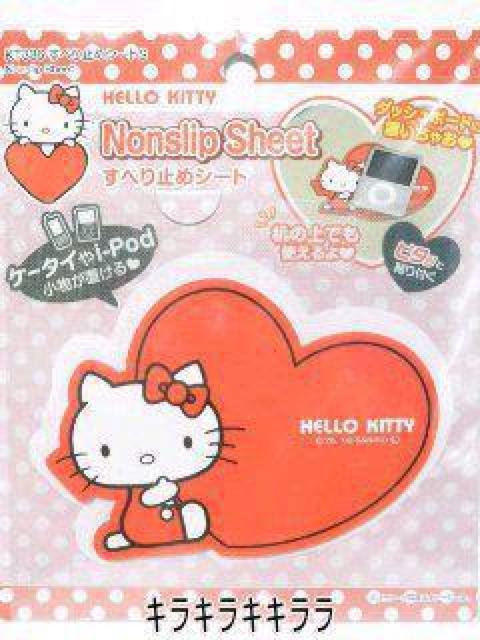 《New》キティちゃん(ハート型)★滑らず傷つかない・すべり止めシート < 自動車/バイク 《New》キティちゃん(ハート型)★滑らず傷つかない・すべり止めシート < 自動車/バイク