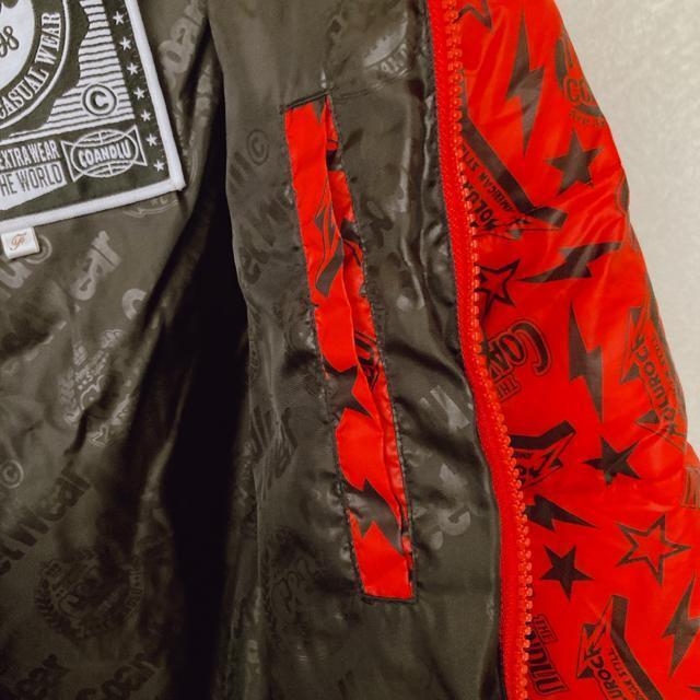 COANDLU 総柄 英字 ダウンジャケット ブルゾン ウエア フード付き F N2m < 女性ファッション  COANDLU 総柄 英字 ダウンジャケット ブルゾン ウエア フード付き F N2m < 女性ファッションの