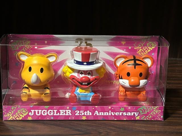 【稀少】北電子非売品 ジャグラー 25周年記念 オリジナルフィギュア(ツノっち、ピエロ、とらっぴ) < ホビー  【稀少】北電子非売品 ジャグラー 25周年記念 オリジナルフィギュア(ツノっち、ピエロ、とらっぴ)  < ホビーの