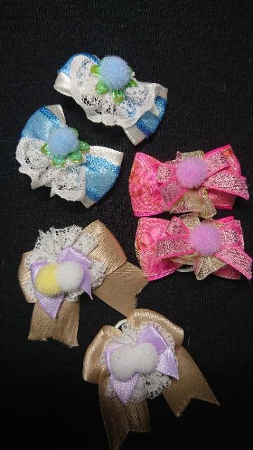 ★わんにゃんの手作りリボン★新品未使用品★3ペア6個★送料込★ < ペット/手芸/園芸  ★わんにゃんの手作りリボン★新品未使用品★3ペア6個★送料込★  < ペット/手芸/園芸の