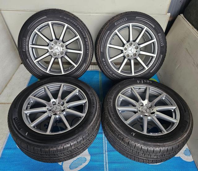メルセデスAMG W463A Gクラス G63 純正 20in 9.5J+35 PCD130タイヤ付き4本セツトピレリ SCORP < 自動車/バイク メルセデスAMG W463A Gクラス G63 純正 20in 9.5J+35 PCD130タイヤ付き4本セツトピレリ SCORP < 自動車/バイク