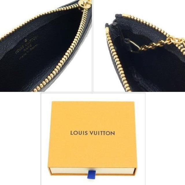 ◆ 本物 新品同様 ◆ LV ルイヴィトン モノグラムアンプラント ポシェットクレ コインケース 黒 ブラック 人気 M80879 < ブランド  ◆ 本物 新品同様 ◆ LV ルイヴィトン モノグラムアンプラント ポシェットクレ コインケース 黒 ブラック 人気 M80879 < ブランドの