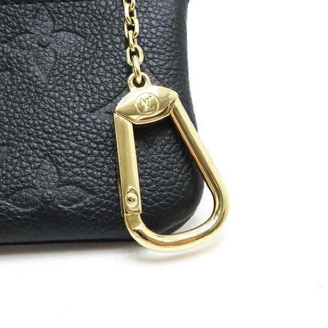 ◆ 本物 新品同様 ◆ LV ルイヴィトン モノグラムアンプラント ポシェットクレ コインケース 黒 ブラック 人気 M80879 < ブランド  ◆ 本物 新品同様 ◆ LV ルイヴィトン モノグラムアンプラント ポシェットクレ コインケース 黒 ブラック 人気 M80879 < ブランドの