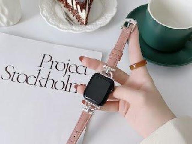 Apple Watch バンド 合皮 38/40/41mm ダークピンク+シルバー < 女性アクセサリー/時計 Apple Watch バンド 合皮 38/40/41mm ダークピンク+シルバー < 女性アクセサリー/時計の