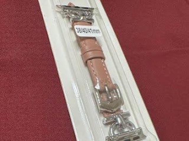 Apple Watch バンド 合皮 38/40/41mm ダークピンク+シルバー < 女性アクセサリー/時計 Apple Watch バンド 合皮 38/40/41mm ダークピンク+シルバー < 女性アクセサリー/時計の