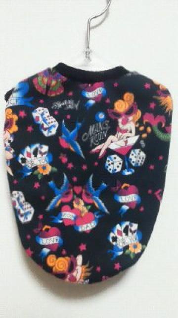 ハンドメイド*ヒスミニTシャツ*ムツオコラボ柄A・黒・犬用*S < ペット/手芸/園芸  ハンドメイド*ヒスミニTシャツ*ムツオコラボ柄A・黒・犬用*S  < ペット/手芸/園芸の