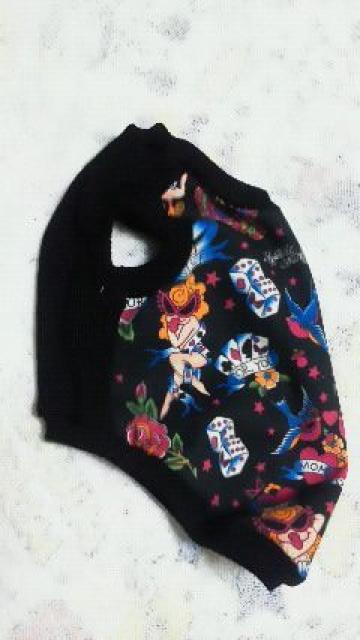 ハンドメイド*ヒスミニTシャツ*ムツオコラボ柄A・黒・犬用*S < ペット/手芸/園芸  ハンドメイド*ヒスミニTシャツ*ムツオコラボ柄A・黒・犬用*S < ペット/手芸/園芸の