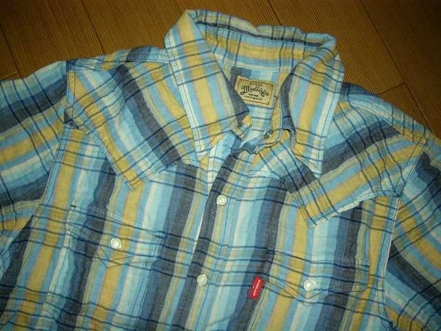 マーブルズMARBLESガーゼチェックシャツS半袖TMTウエスタン < ブランド マーブルズMARBLESガーゼチェックシャツS半袖TMTウエスタン < ブランドの