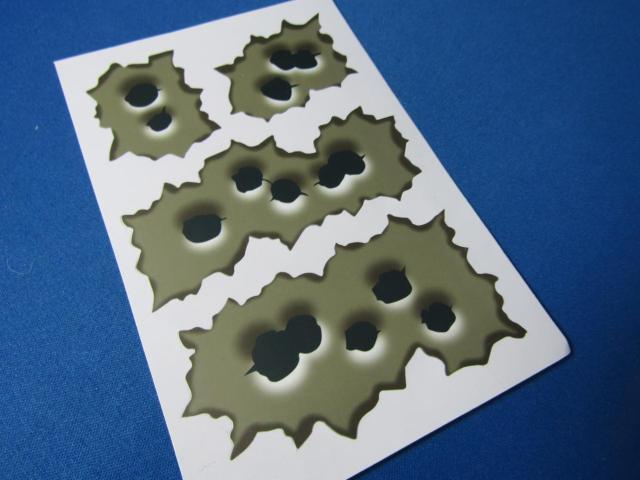 ●送料無料 撃たれました!マシンガン弾痕連発 ステッカー限定品 ● < 自動車/バイク ●送料無料 撃たれました!マシンガン弾痕連発 ステッカー限定品 ● < 自動車/バイク