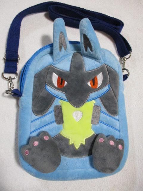 ポケットモンスター ルカリオ ぬいぐるみポシェット ショルダーバック < アニメ/コミック/キャラクター  ポケットモンスター ルカリオ ぬいぐるみポシェット ショルダーバック  < アニメ/コミック/キャラクターの