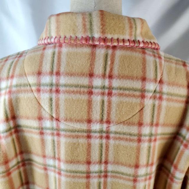 606★atelie rmomo&momo★チェック柄フリースルームウェア★M-L★ < 女性ファッション  606★atelie rmomo&momo★チェック柄フリースルームウェア★M-L★ < 女性ファッションの