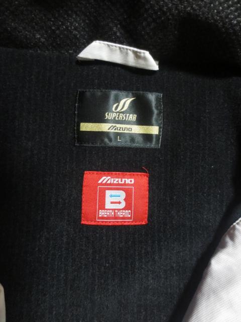 MIZUNO SUPERSTAR ミズノ ポリエステル×ブレスサーモ BREATH THERMO フルジップ 上着 L < レジャー/スポーツ MIZUNO SUPERSTAR ミズノ ポリエステル×ブレスサーモ BREATH THERMO フルジップ 上着 L < レジャー/スポーツの