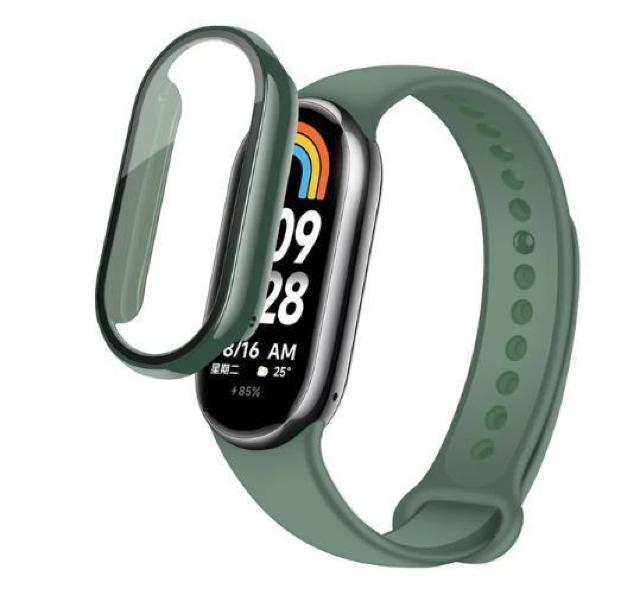 Xiaomi Smart Band 8 Jo[ tB̌^ P[X O[   Ɠd/AV 