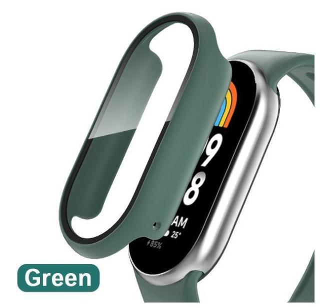 Xiaomi Smart Band 8 Jo[ tB̌^ P[X O[  Ɠd/AV 